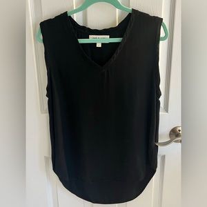Cloth and Stone Sleeveless Black Top